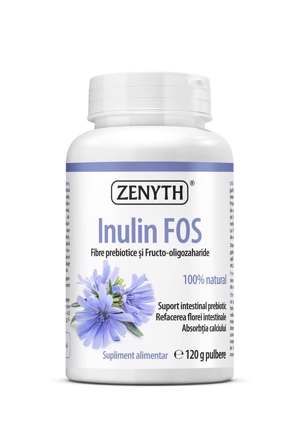 Inulin FOS pulbere, 120 g, Zenyt