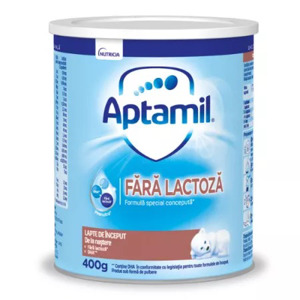 Lapte praf Aptamil Fara Lactoza 400g