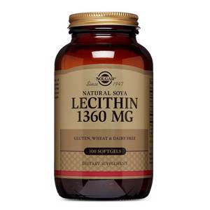 Lecithin 1360mg, 100 capsule, Solgar