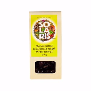 Miez dovleac cu ciocolata neagra ECO 75g (Solaris)