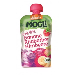 Mogli Piure rubarbara,zmeura,banane x100g