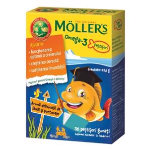 Moller's omega 3 pestisori portocale cps.x 36