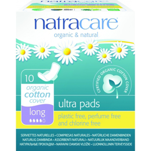 Natracare absorbante lungi aripioare x10buc