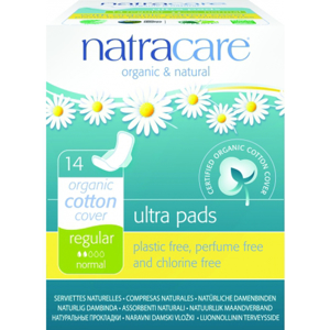 Natracare absorbante normale cu aripioare (2pic) x14buc