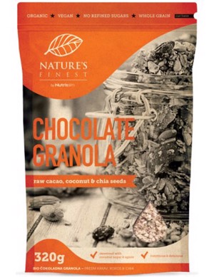 Nature`s Finest Granola amestec cu ciocolata ECO x 320g