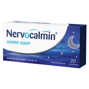 Nervocalmin Somn Usor cu Valeriana-cps.moi x 20-Biofarm