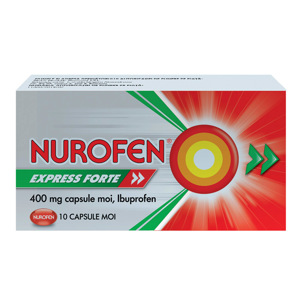 Nurofen Express Forte 400mg cps moi x 10 (Reckit)
