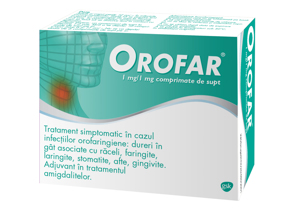 Orofar 1mg/1mg cps  x 24 (GSK)