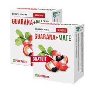 Pachet Guarana + Mate, 30 + 30 capsule, Parapharm