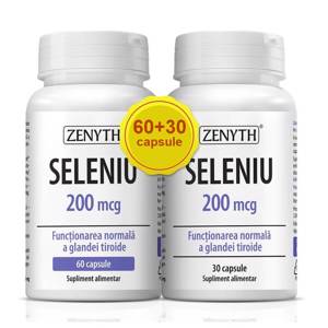 Pachet Seleniu, 60 + 30 capsule, Zenyth