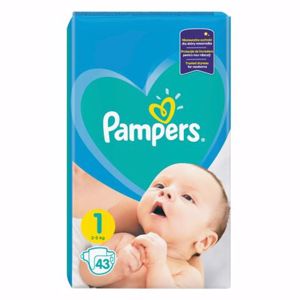 Pampers 1 New Baby 2-5kg x 43buc