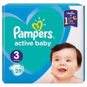 Pampers 3 Active Baby 6-10kg x 29 buc
