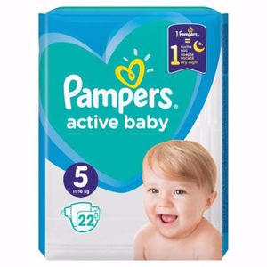 Pampers 5 Active baby 11-16kg x 22 buc