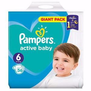 Pampers 6 Active Baby 15kg x 56buc-CVB Sales