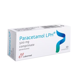 Paracetamol 500mg-cpr. x 20-Labormed Pharma