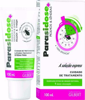 Parasidose Express 15min Lotiune 100ml+Pieptan Metalic+Casca de Par