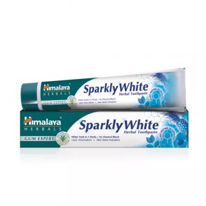 Pasta de dinti Sparkly White, 75 ml, Himalaya 