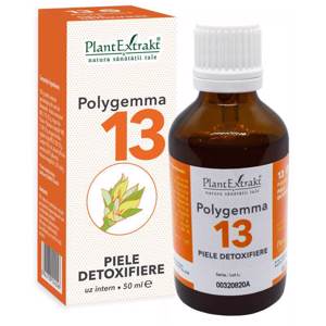 Plant E Polygemma nr. 13 Piele-Detoxifiere x 50ml