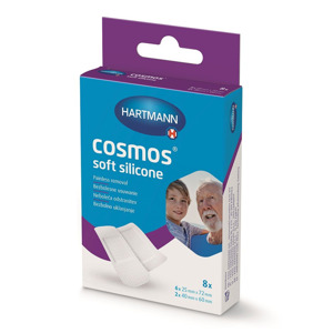 Plasturi Cosmos Soft Silicone, 8 bucati, Hartmann