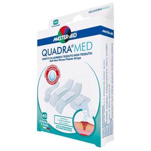 Plasturi pentru pielea sensibila Quadra Med, 40 bucati, Master-Aid