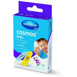 Plasturi rezistenti la apa Cosmos Kids, 20 bucati, Hartmann 