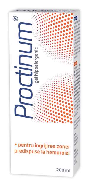 Proctinum gel hipoalergenic pentru igiena ano-rectala 200ml (Pharma CF)