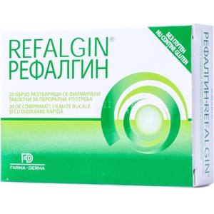 Refalgin-cpr.film.bucale cu dizolv.rapida x 20-Naturpharma Products