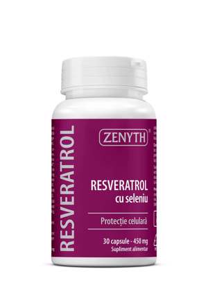 Resveratrol cu seleniu, 30 capsule, Zenyth