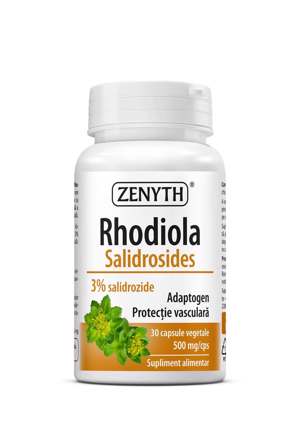 Rhodiola Salidrosides, 30 capsule vegetale, Zenyth