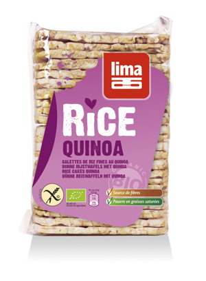 Rondele orez expandat cu quinoa ECO 130g (Lima)