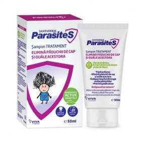 Sampon tratament impotriva paduchilor Parasites, 50 ml, Santaderm