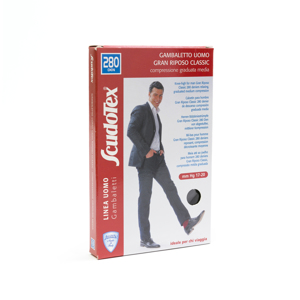 Scudotex Ciorapi compresivi barbati 280 den negru 4 S450N4