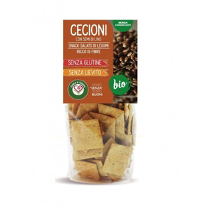 Snacksuri ECO cu seminte de in, fara gluten, 200 g, Deco Italia
