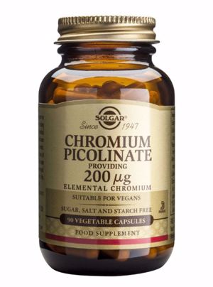 Solgar Chromium Picolinate 200mcg x90cps