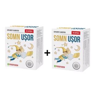 Somn Usor, 30 capsule + 30 capsule, Parapharm