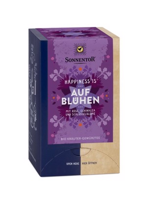 Sonnentor Ceai happines is - in plina floare ECO 18dz