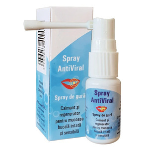 Spray antiviral pentru cavitatea bucala, 15 ml, 3F Plantamed 