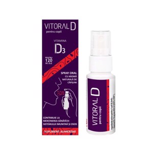 Spray oral pentru copii Vitoral D 400ui x25ml (Vitalogic)