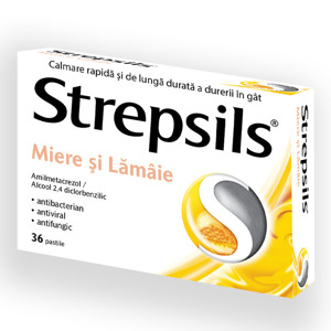 Strepsils Miere/Lamaie x 36