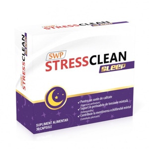 Stressclean Sleep, 30 capsule, Sun Wave