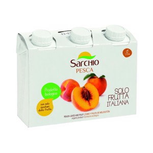 Suc ECO cu piersici 3 x 200 ml (Sarchio)