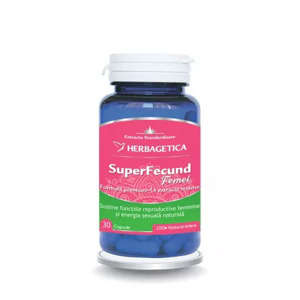 Superfecund femei, 30 capsule, Herbagetica