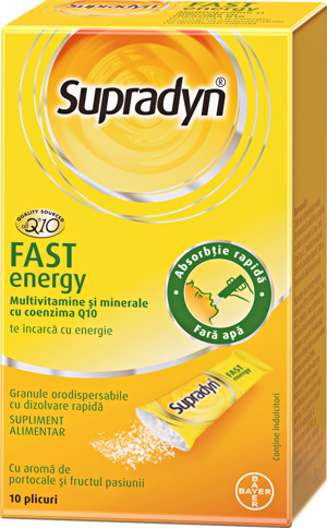Supradyn Fast Energy CoQ10-granule/plic x 10-Bayer
