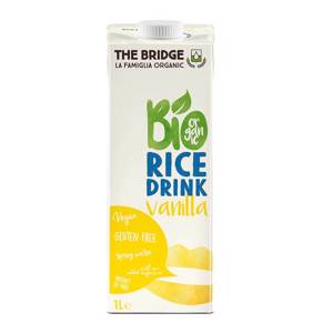 The bridge Bautura Bio orez cu vanilie x1L