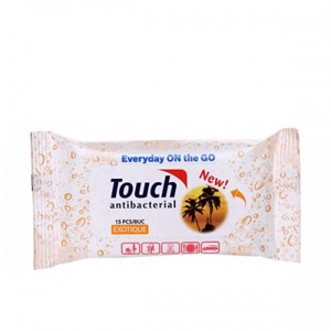 Touch Serv. Umede Antibact. Exotique x 15buc