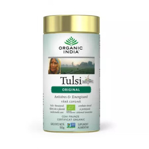 Tulsi Original Ceai Bio, 100 g, Organic India 