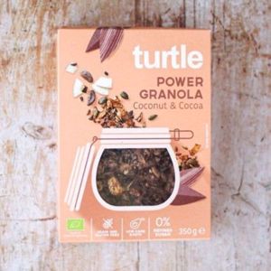 Turtle Power granola eco cu nuca de cocos si cacao 350g