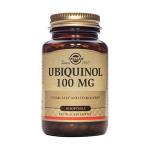 Ubiquinol, 100mg, 50 capsule, Solgar