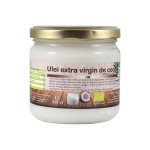 Ulei extra virgin din nuci de cocos ECO 300ml (Deco Italia)