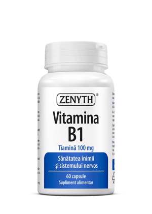 Vitamina B1, 60 capsule, Zenyth